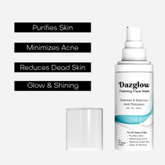 DAZGLOW FOAMING FACEWASH