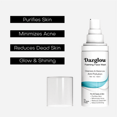 DAZGLOW FOAMING FACEWASH - Dermazen Pharmaceuticals