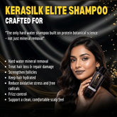 KERASILK ELITE Hard Water Shampoo – Sulfate-Free Chelating Shampoo for Mineral Buildup, Colour-Treated Hair & Frizz | 150ml - Dermazen Pharmaceuticals