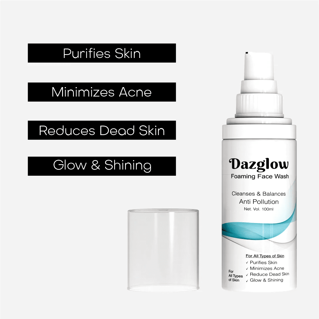 DAZGLOW FOAMING FACEWASH - Dermazen Pharmaceuticals