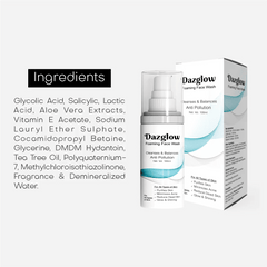 DAZGLOW FOAMING FACEWASH - Dermazen Pharmaceuticals