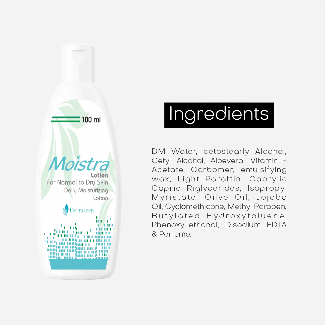 MOISTRA LOTION — Light Moisture for Oily & Acne-Prone Skin - Dermazen Pharmaceuticals