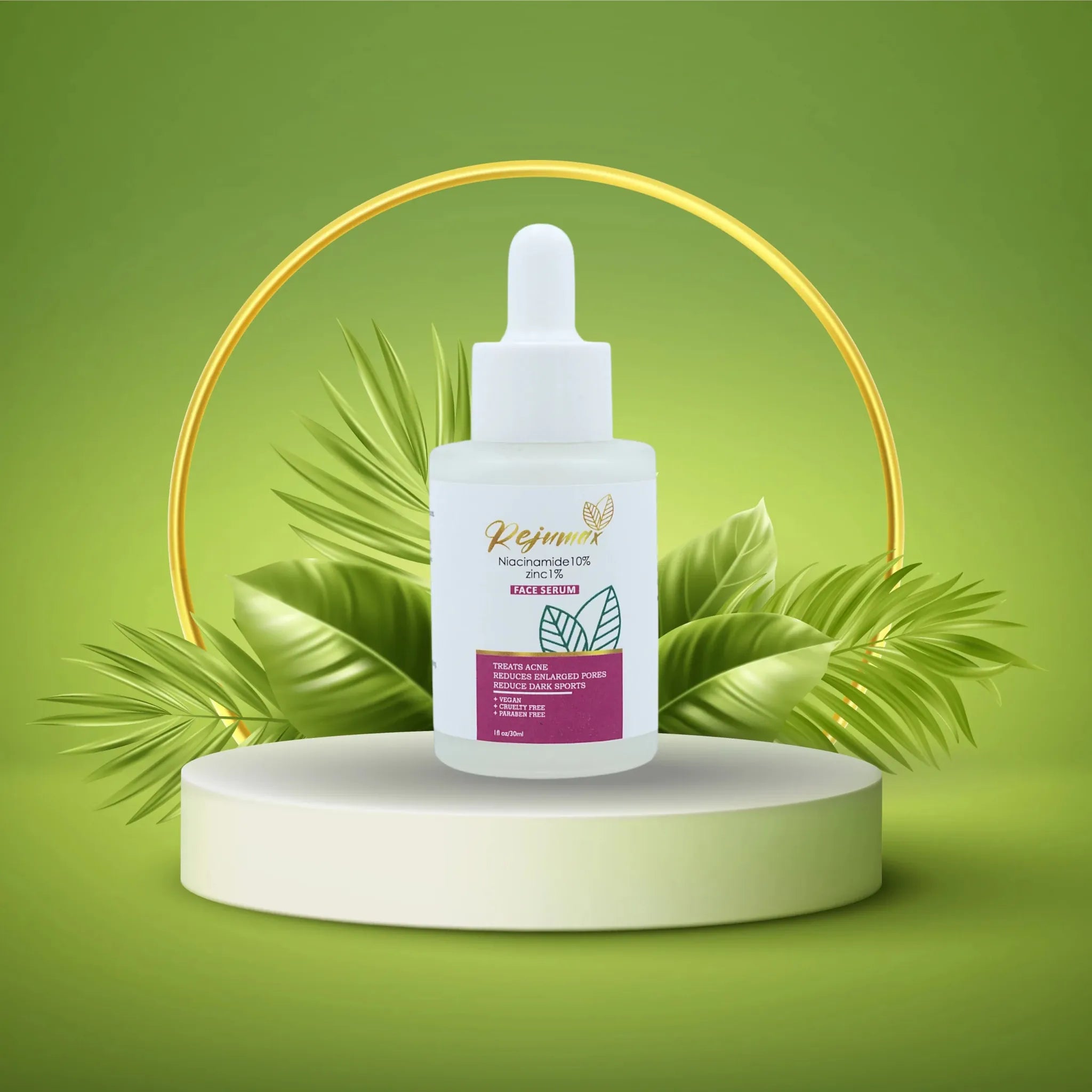 Rejumax Niacinamide 10% + Zinc 1% Face Serum-30ml - Dermazen Pharmaceuticals